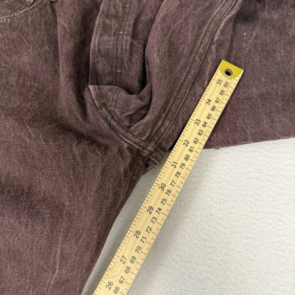 Vintage 90s Levis 501 XX Jeans Mens 36x34 Brown Plum Faded Button Fly Denim‎